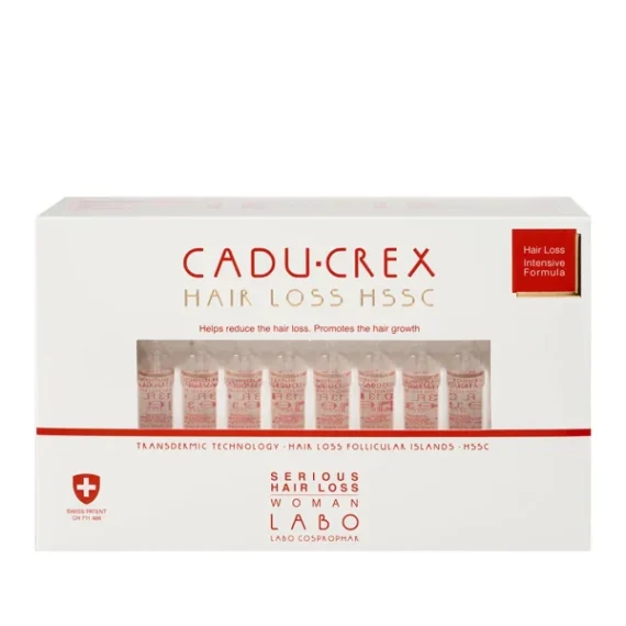 Ампулы Кадукрекс против сильного выпадения волос для женщин Crescina Cadu-Crex HSSC for Woman, 40 ампул